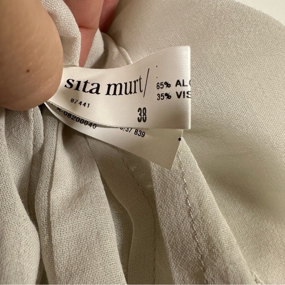 Sita Murt/ Crochet Knit Summer Sway Sundress Natural Gray Size EU 38 Like New - Picture 8 of 11